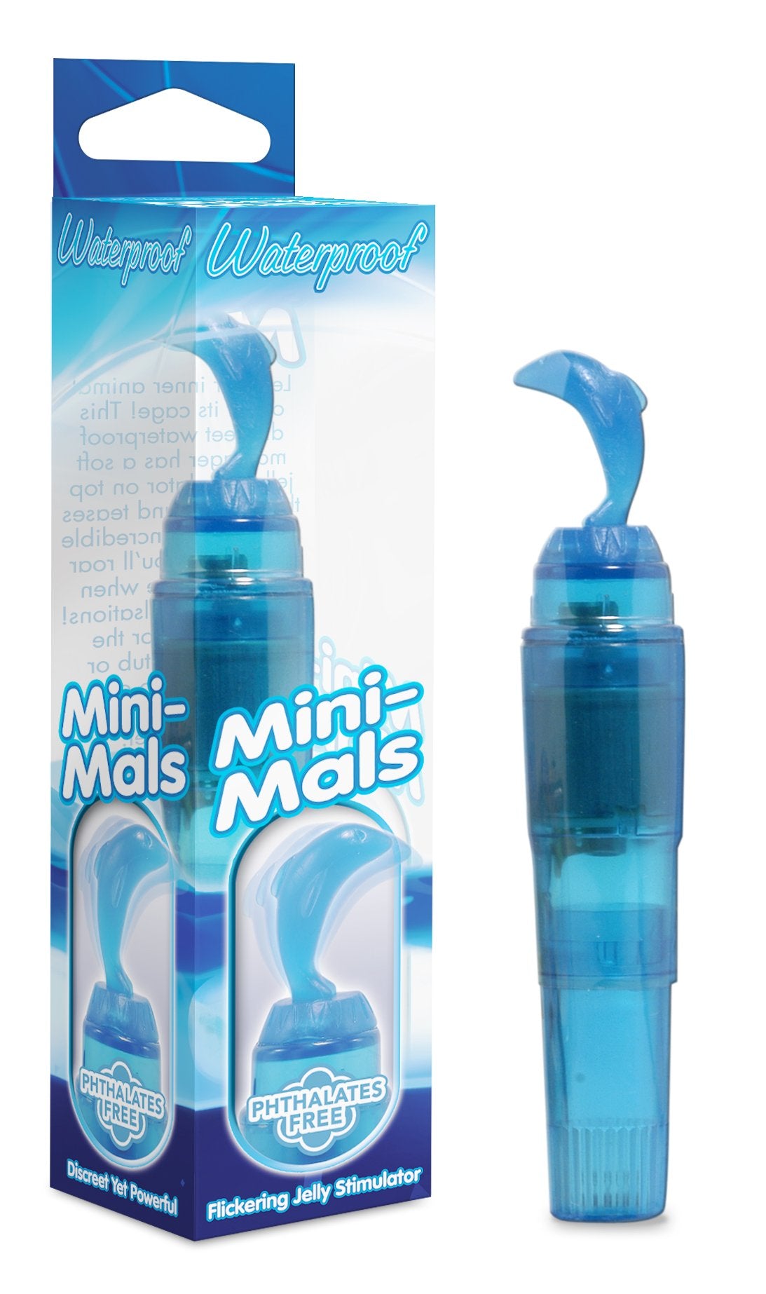 Pipedream Mini-Mals Dolphin, Blue