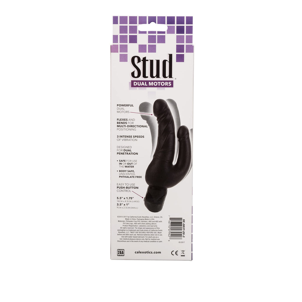 California Exotics Bendie Power Stud Over And Under, Black