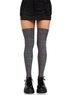 Heather Acrylic Rib Knit Thigh