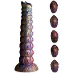 Creature Cocks Deep Invader Tentacle Ovipositor Silicone Dildo W/ Eggs