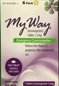 SUNCKY My Way Emergency Contraceptive 1 Tablet Each (6)