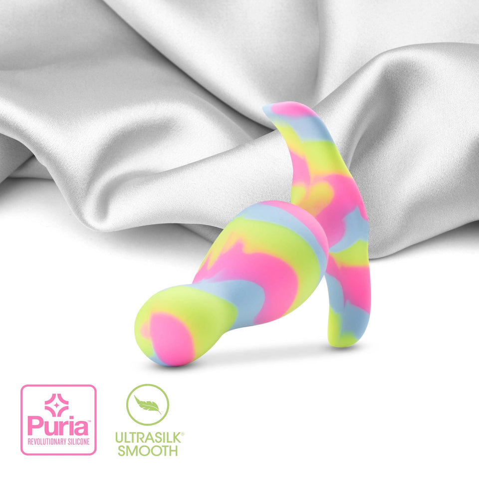 Blush Novelties Avant Kaleido Anal Plug - Tapered Head For Easy Insertion - Platinum Cured Puria Silicone - Ultrasilk Smooth - A