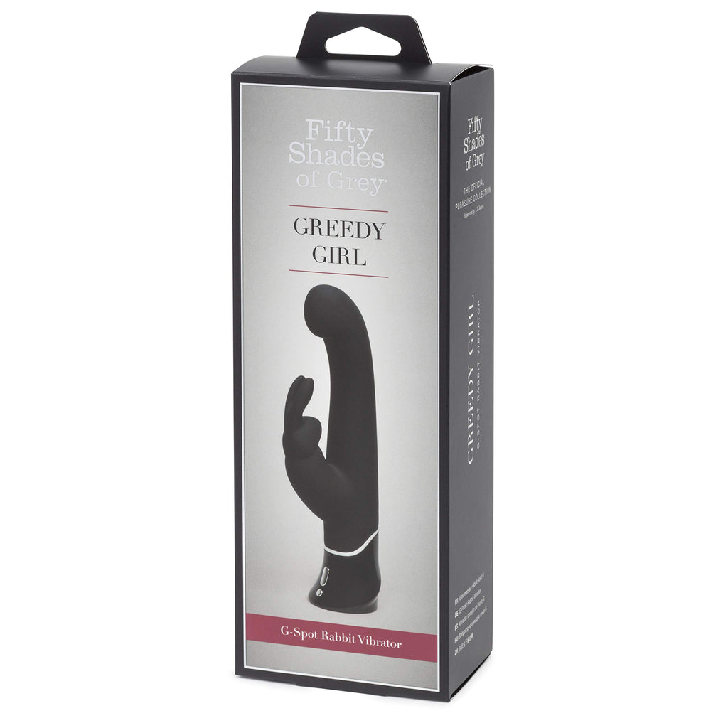 Fifty Shades Of Grey Greedy Girl G-Spot Rabbit Vibrator - Rechargeable & Waterproof