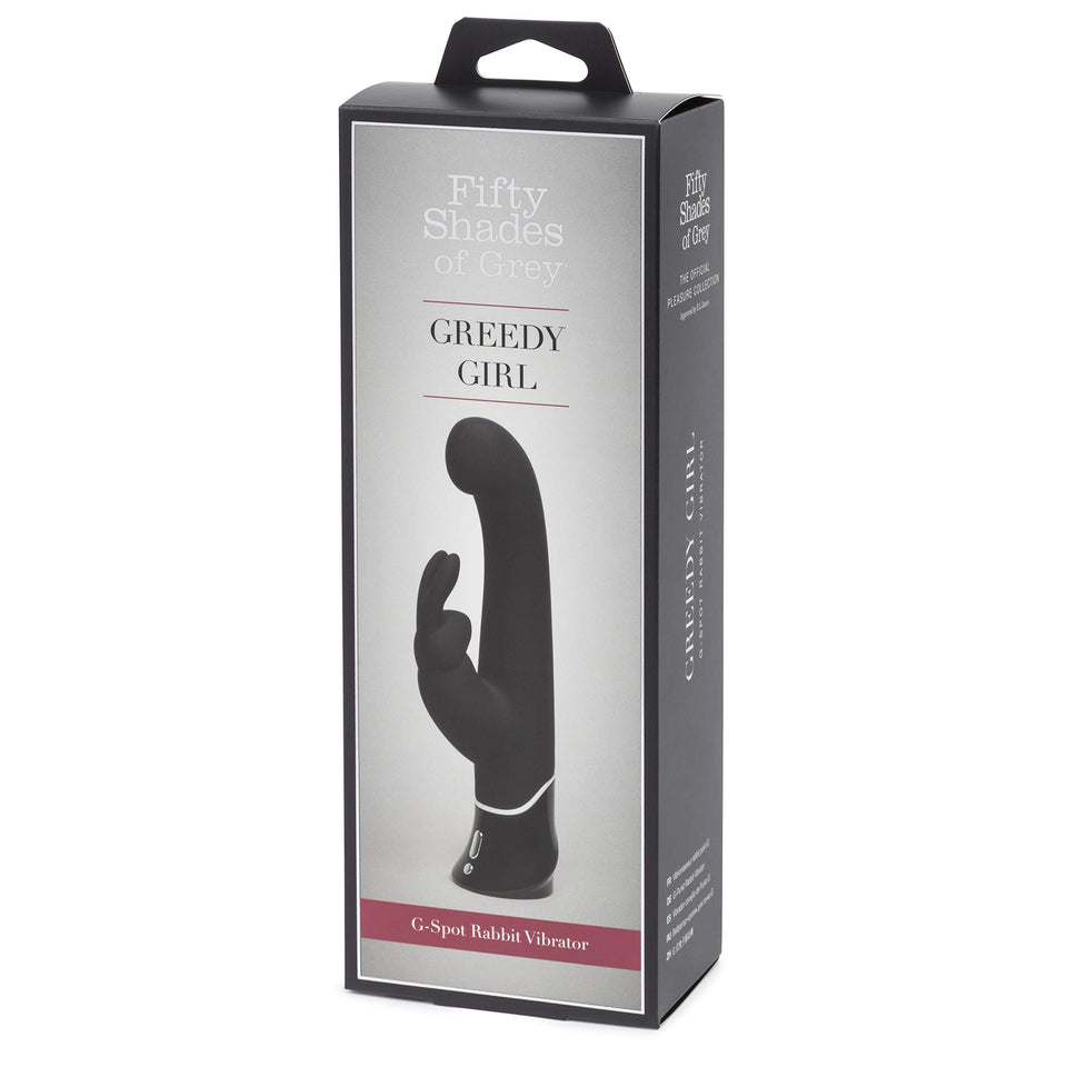 Fifty Shades Of Grey Greedy Girl G-Spot Rabbit Vibrator - Rechargeable & Waterproof