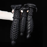 Devil 's Tentacle Dildo Liquid Silicone Anal Plug with Powerful Suction Cup G-Spot Stimulation Soft Monster Dildo Anal Plug Sex