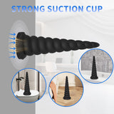 Anal Stretcher Trainer Big Anal Plug Anal Beads Adult Sex Toys for Women and Men, Large Butt Plug Training Cone Liquid Silicone