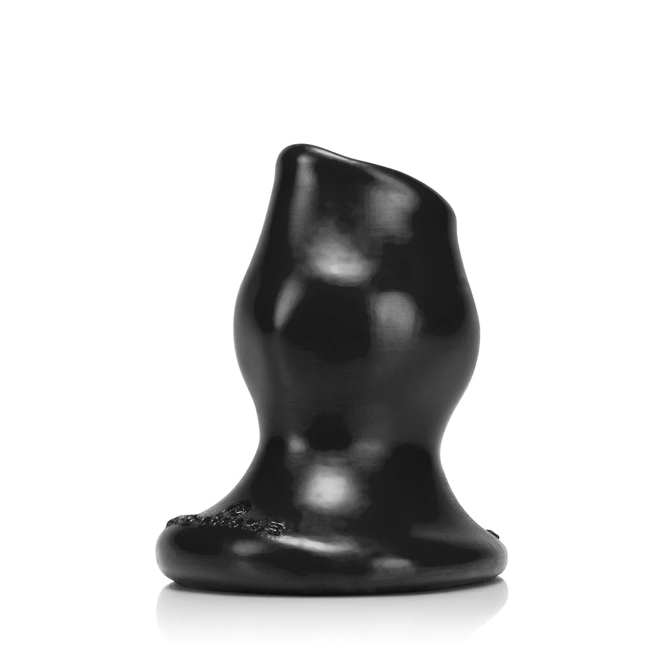 Oxballs Pighole-2, Hollow Plug, Black, Medium