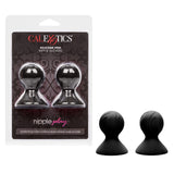 CalExotics Novelties Nipple Play Silicone Pro Nipple Suckers - Black
