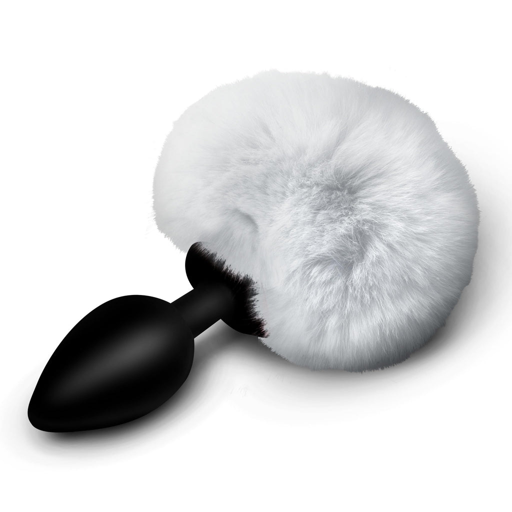 Tailz Fluffy Bunny Tail Sili Plug Wht