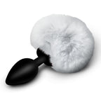 Tailz Fluffy Bunny Tail Sili Plug Wht