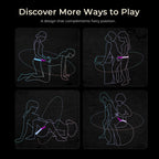 Strap On Dildo Adult Sex Toys, Wearable Strapon Harness with 2 Removeable Realistic Silicone Anal Small Dildo, Adjustable Dildo
