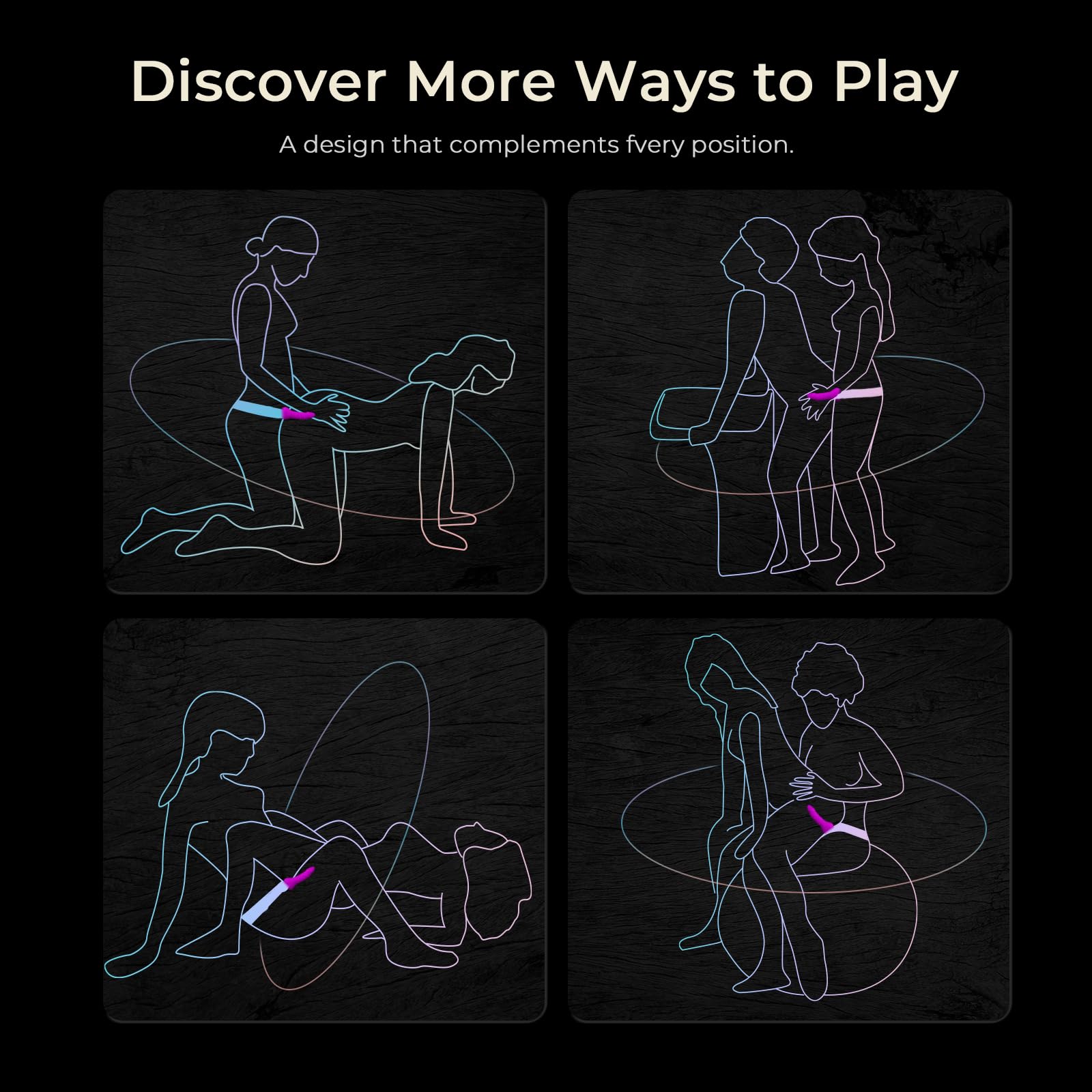 Strap On Dildo Adult Sex Toys, Wearable Strapon Harness with 2 Removeable Realistic Silicone Anal Small Dildo, Adjustable Dildo