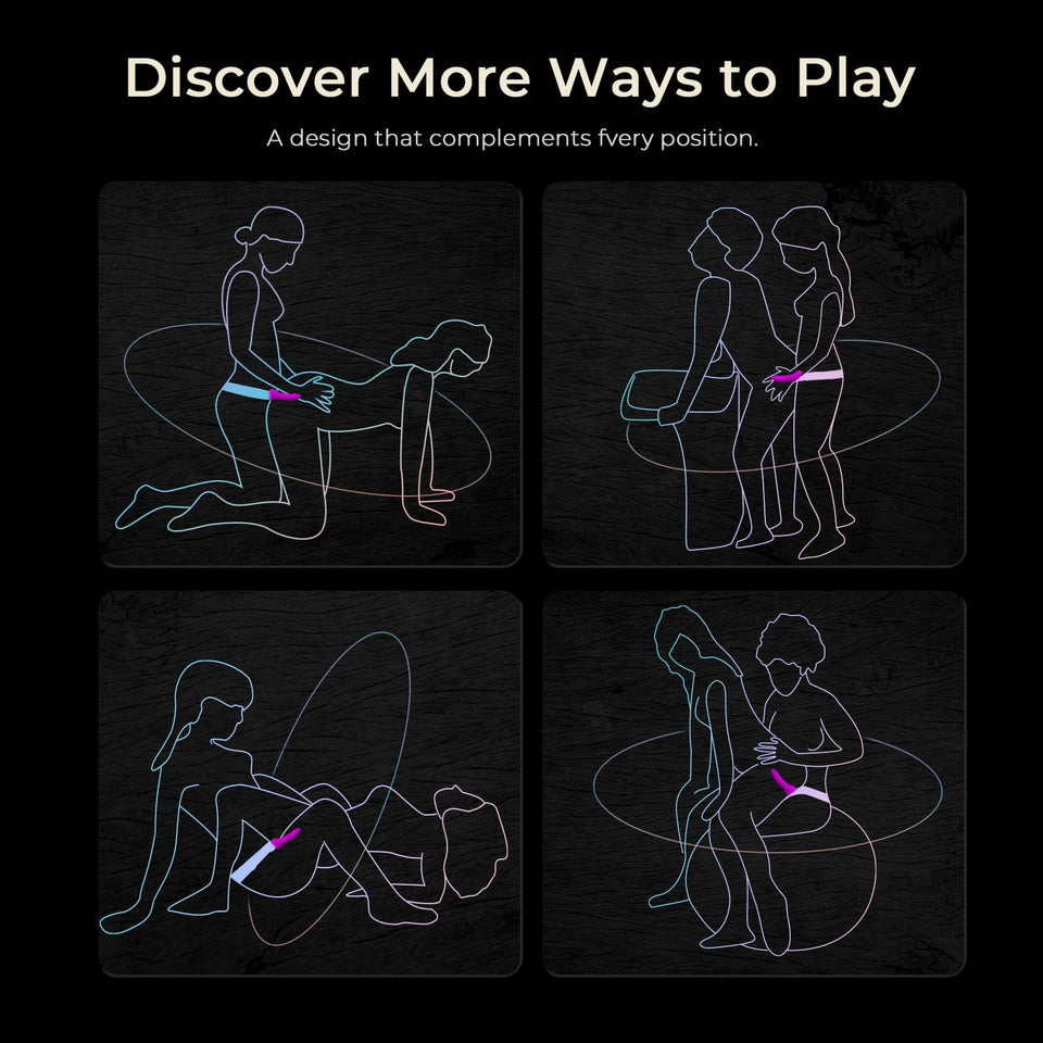 Strap On Dildo Adult Sex Toys, Wearable Strapon Harness with 2 Removeable Realistic Silicone Anal Small Dildo, Adjustable Dildo