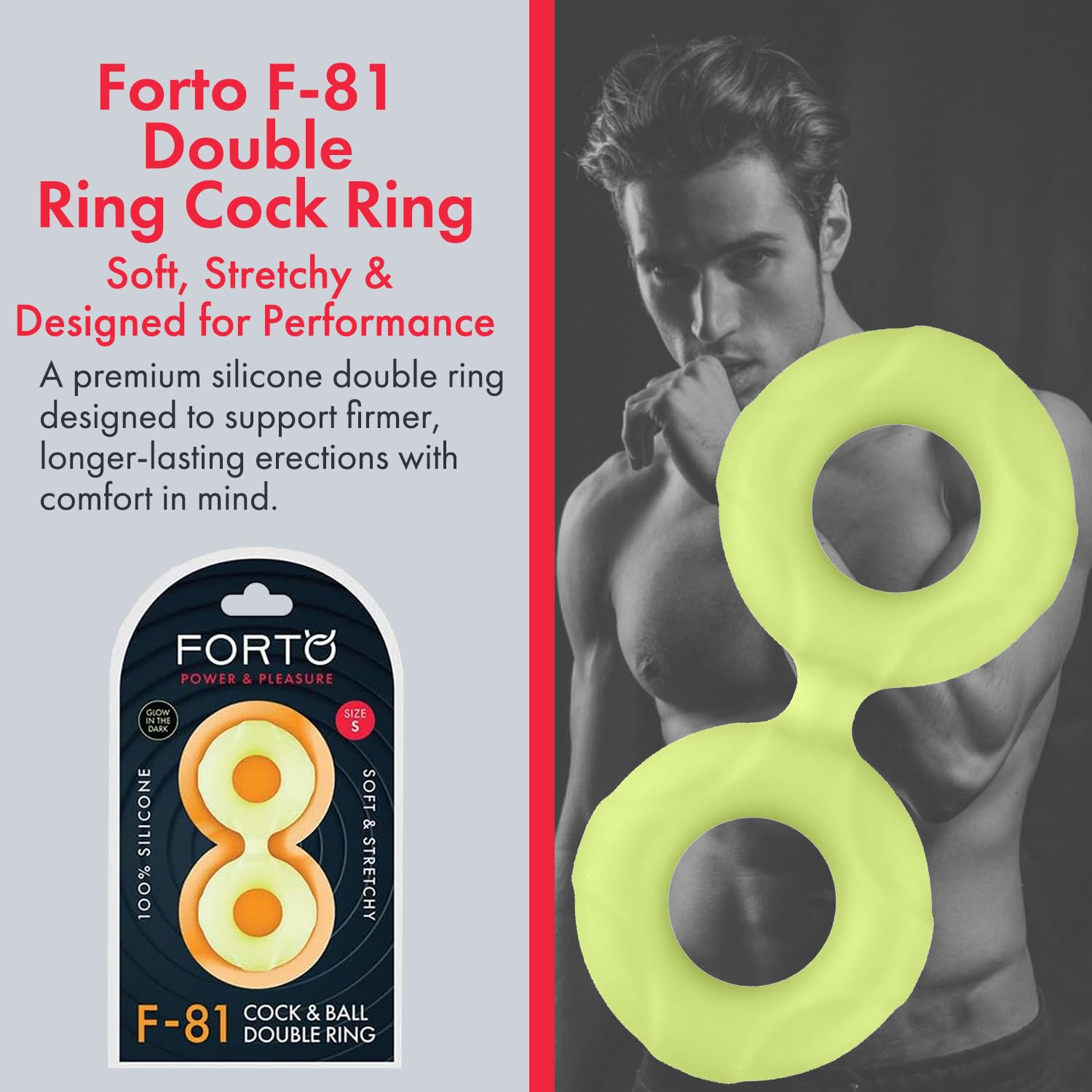 Forto F-81: Double Ring Liquid Si 44mm G