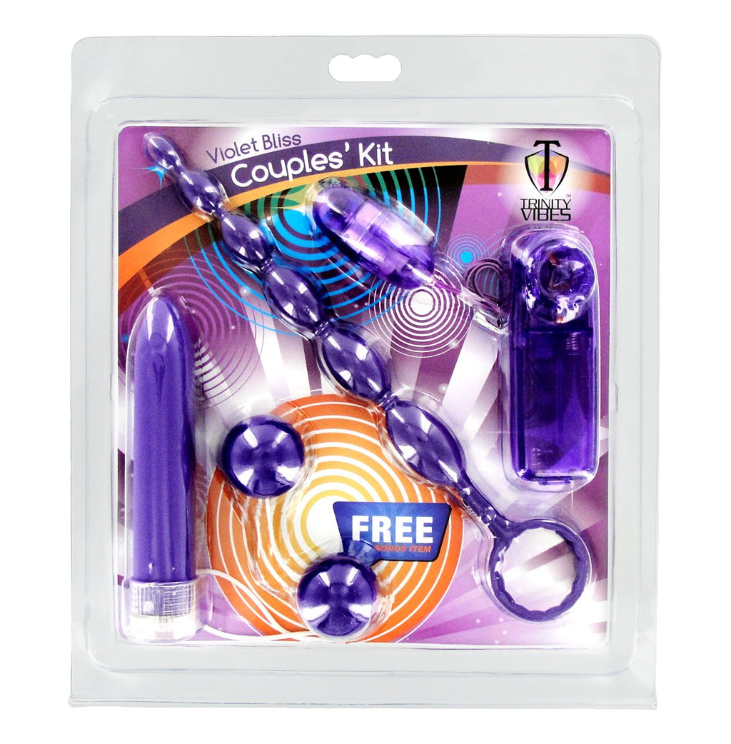 Trinity Vibes Violet Bliss Couples Sex Toy Kit