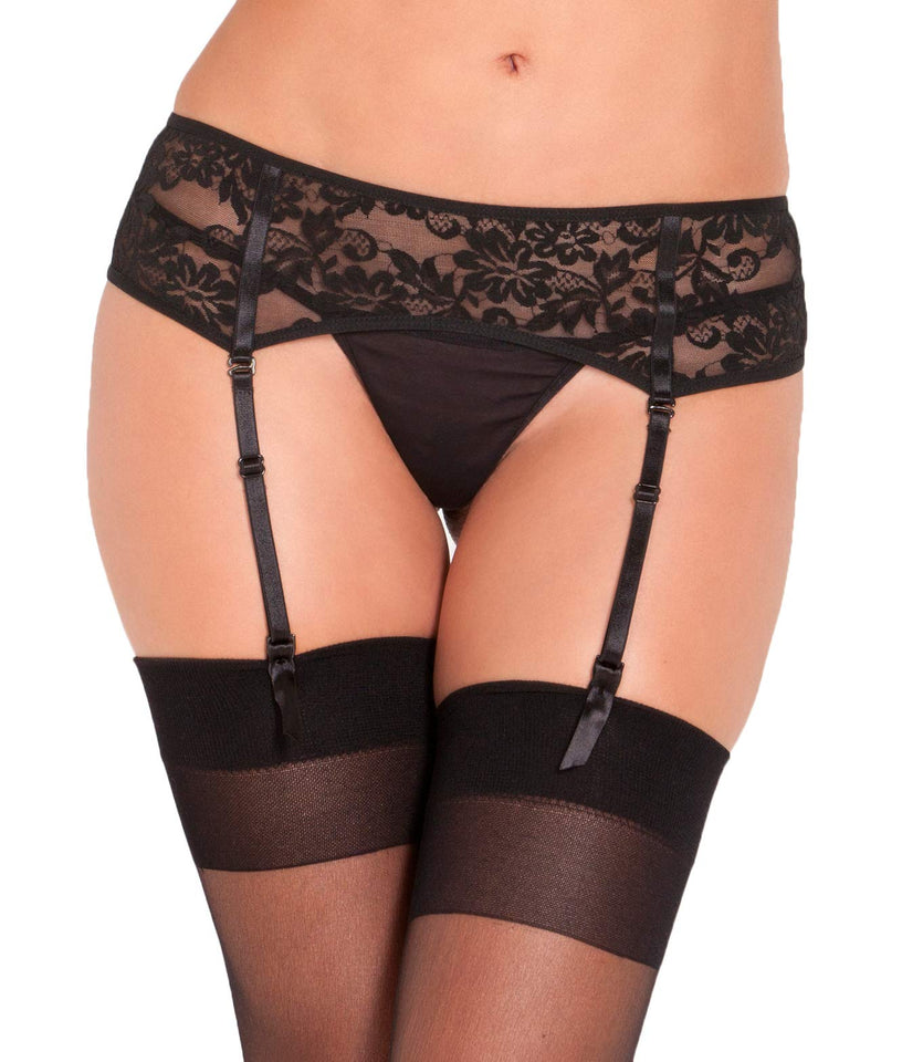 Luxury Lace Garter - Small/Medium - Black