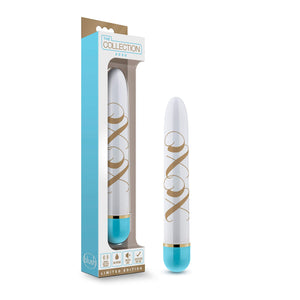 (D) THE COLLECTION XOXO BLUE S VIBRATOR