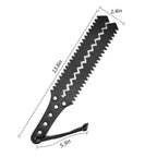 Fetish Leather Spanking Paddles 3 Layers Jagged Bondage Slapping Paddle BDSM Flirting Toys for Couple Sex Factory
