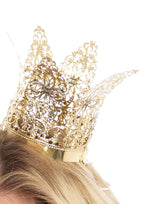 Mini metal filigree crown