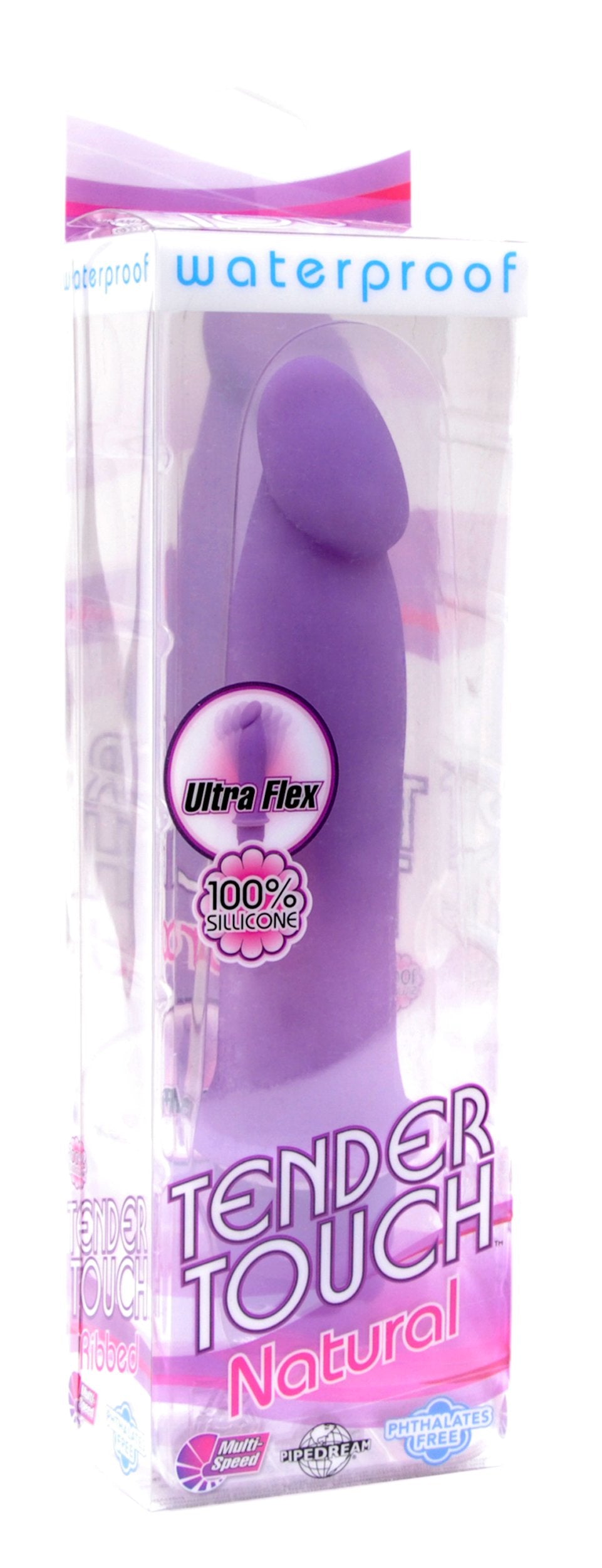 Pipedream Tender Touch Silicone Vibe Natural, Purple