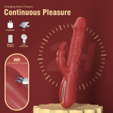 YIMOOCH Wriggling Rabbit Vibrator Sex Toys for Women, G Spot Realistic Vibrating Dildo Vibrators with 3 Powerful Wriggle Speeds