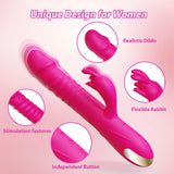 SUPOLA Thrusting Dildo Vibrator Adult Toys for Women - Sex Toys Dildos Rabbit G Spot Vibrator with 3 Fast Thrusting & 10 Vibrati
