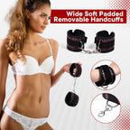 Sex Toys Inflatable Sex Pillow Cushion with Sex Leather Bondage Restraints, Curved Design Sex Ramp Furniture with Handles for De