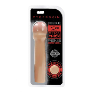 (D) Cyberskin 2In Xtra Thick Transformer Penis Extension Light