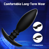 Anal Plug Trainer Set, Butt Plug with Misplaced Centre of Gravity, 3PCS Silicone Butt Plugs Anal Beads for Beginner & Advanced P