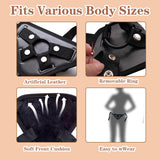 Adjustable Strap On Harness for Women and Men - Versatile Dildo Plus Size Strapon Harness for Couples, Lesbian, Gay, and Pegging