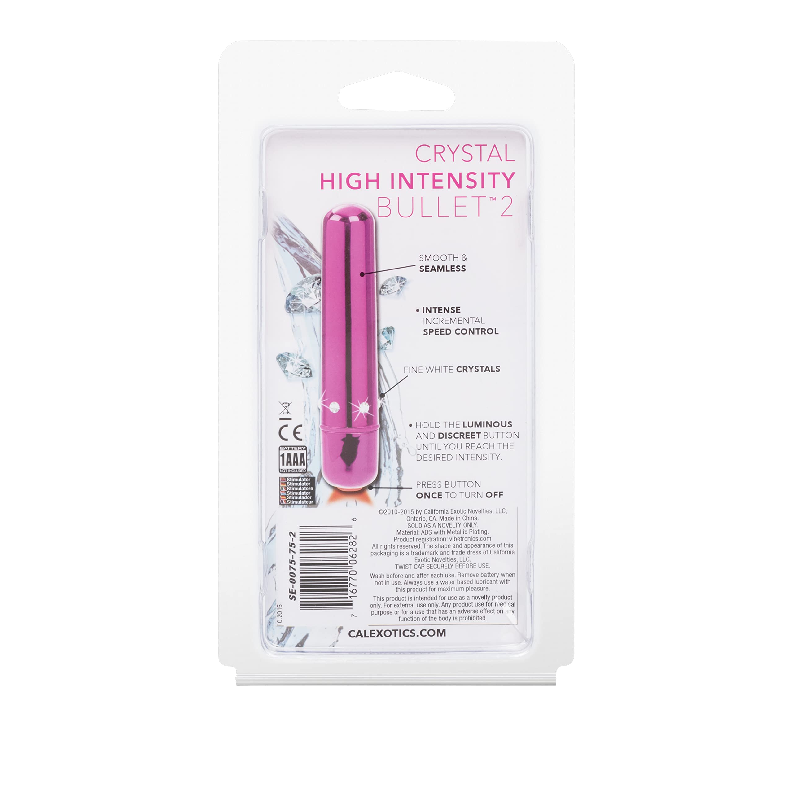 Crystal High Intensity Bullet 2 - Pink