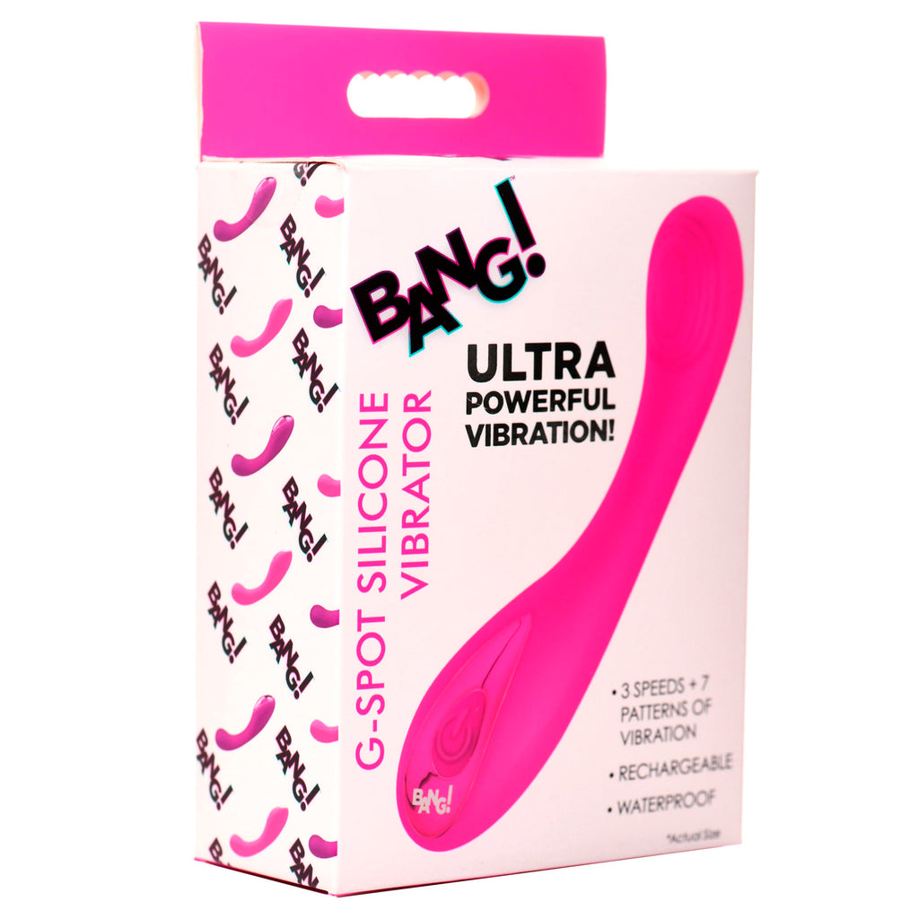 Bang! G-Spot Silicone Vibrator Pink