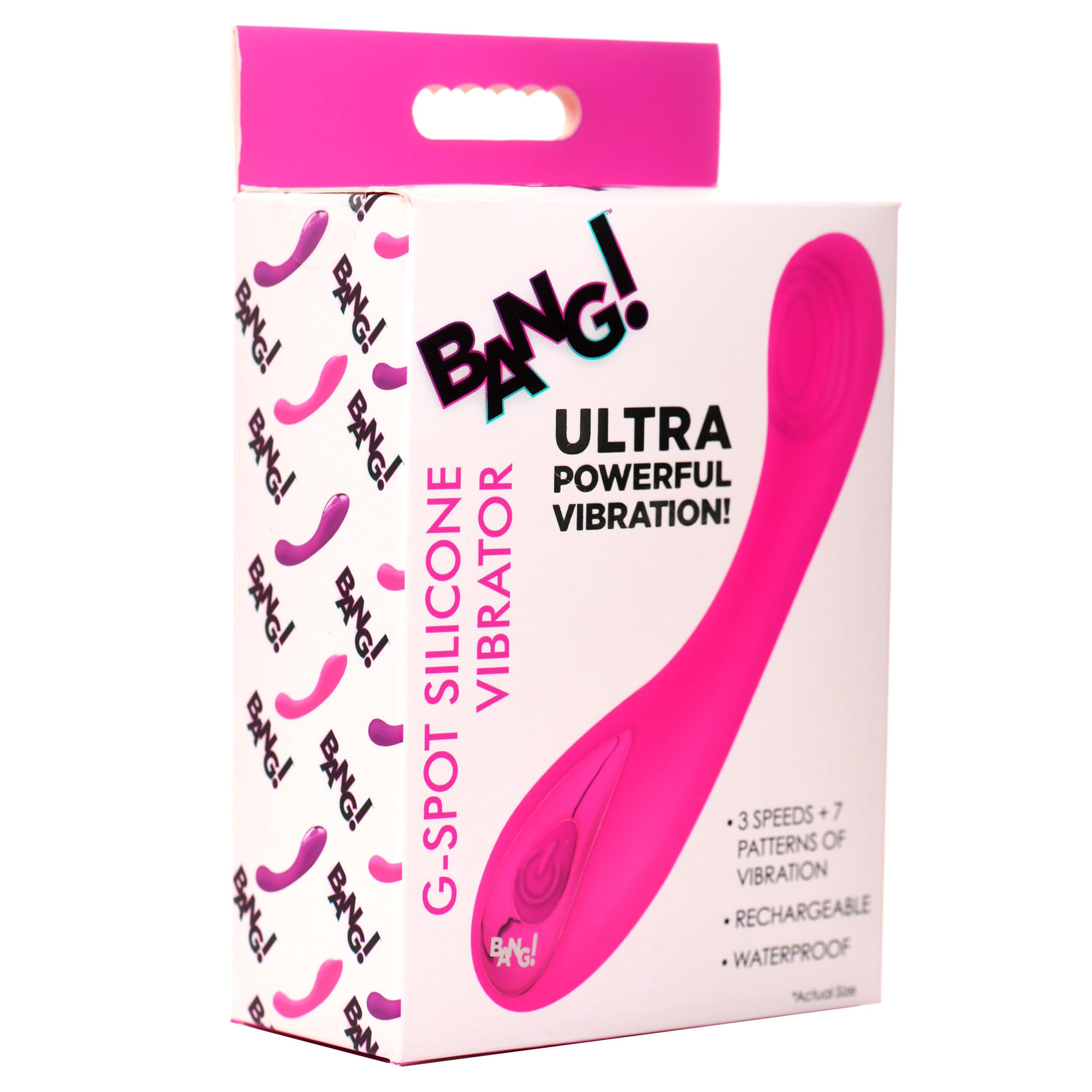 Bang! G-Spot Silicone Vibrator Pink