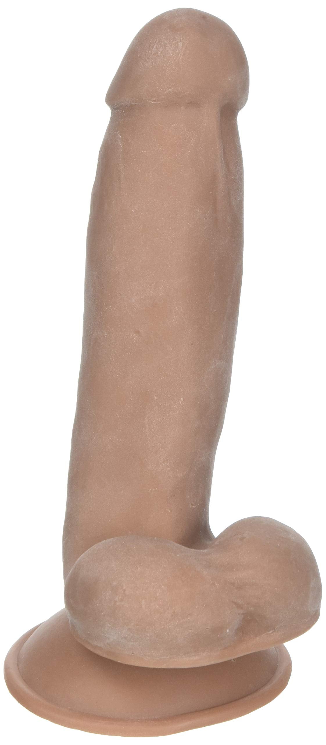 Hott Products Skinsations Latin Lover Series Papi Chulo Dildo with Suction Cup, Tan, 6.5 Inch, 0.68 Pound
