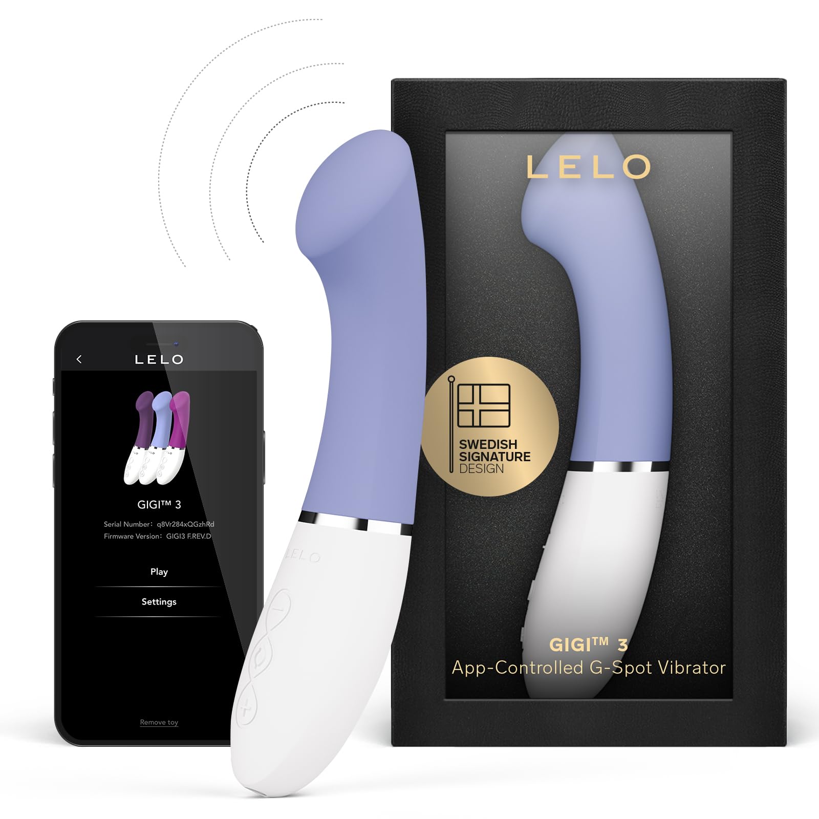 Lelo Gigi 3 App G-Spot Vibr Powder Blue