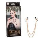 Calexotics Novelties Entice Tiered Intimate Clamps, Gold