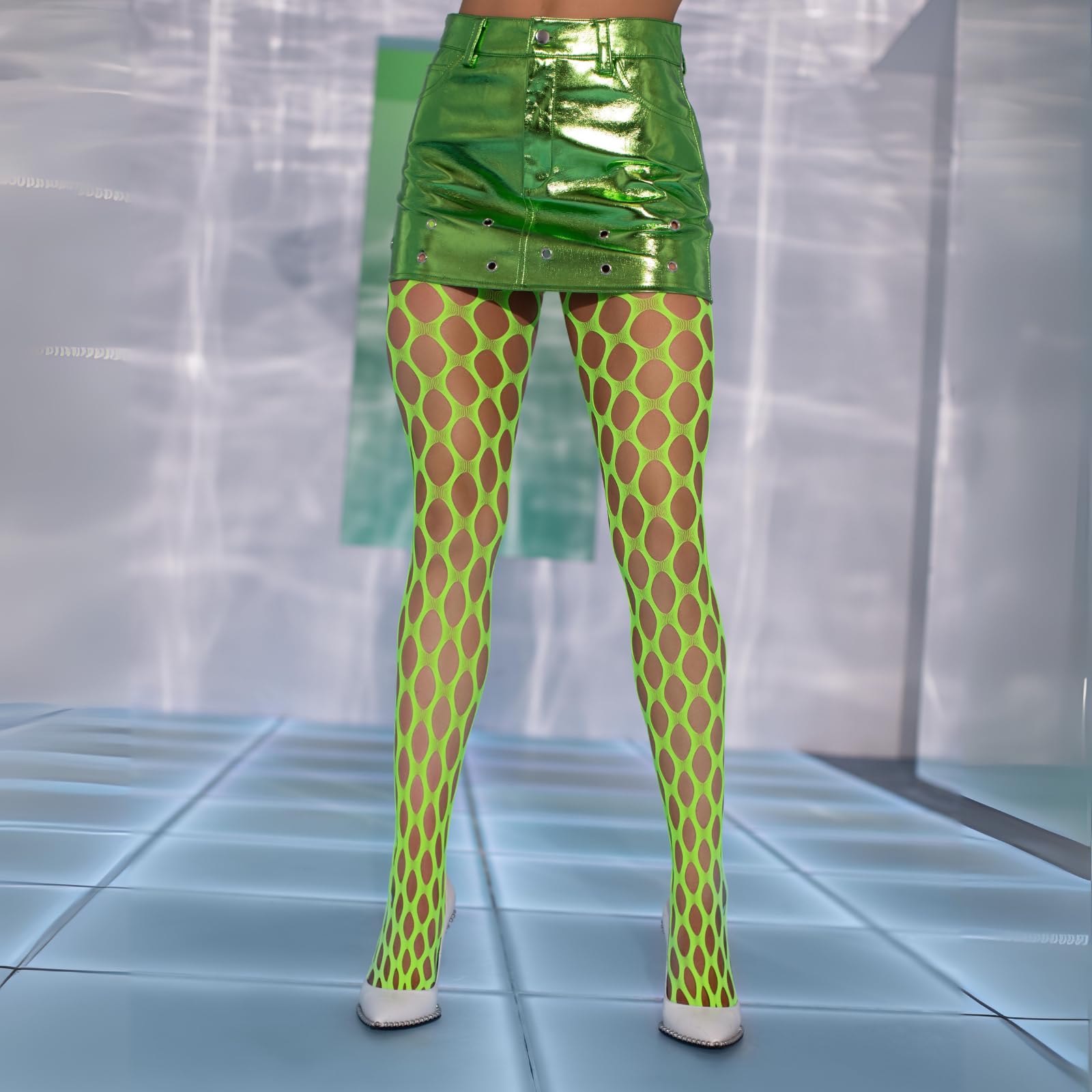 Jumbo Pothole Net Tights