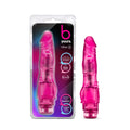 8 Soft Realistic Clitoral Nubs Vibrating Dildo - Powerful Multi Speed Vibrator - Sex Toy for Women - Sex Toy for Adults (Pink)