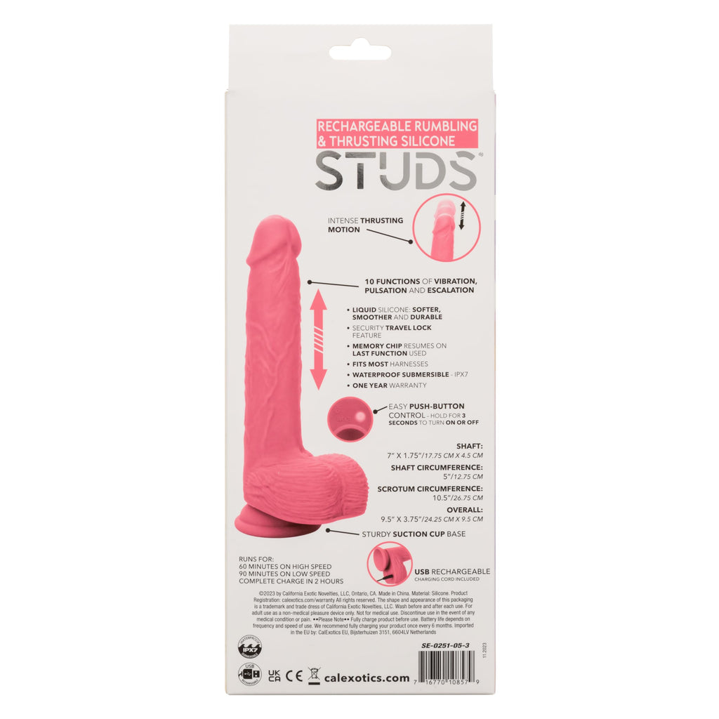 Rambling & Thrusting Silicone Studs