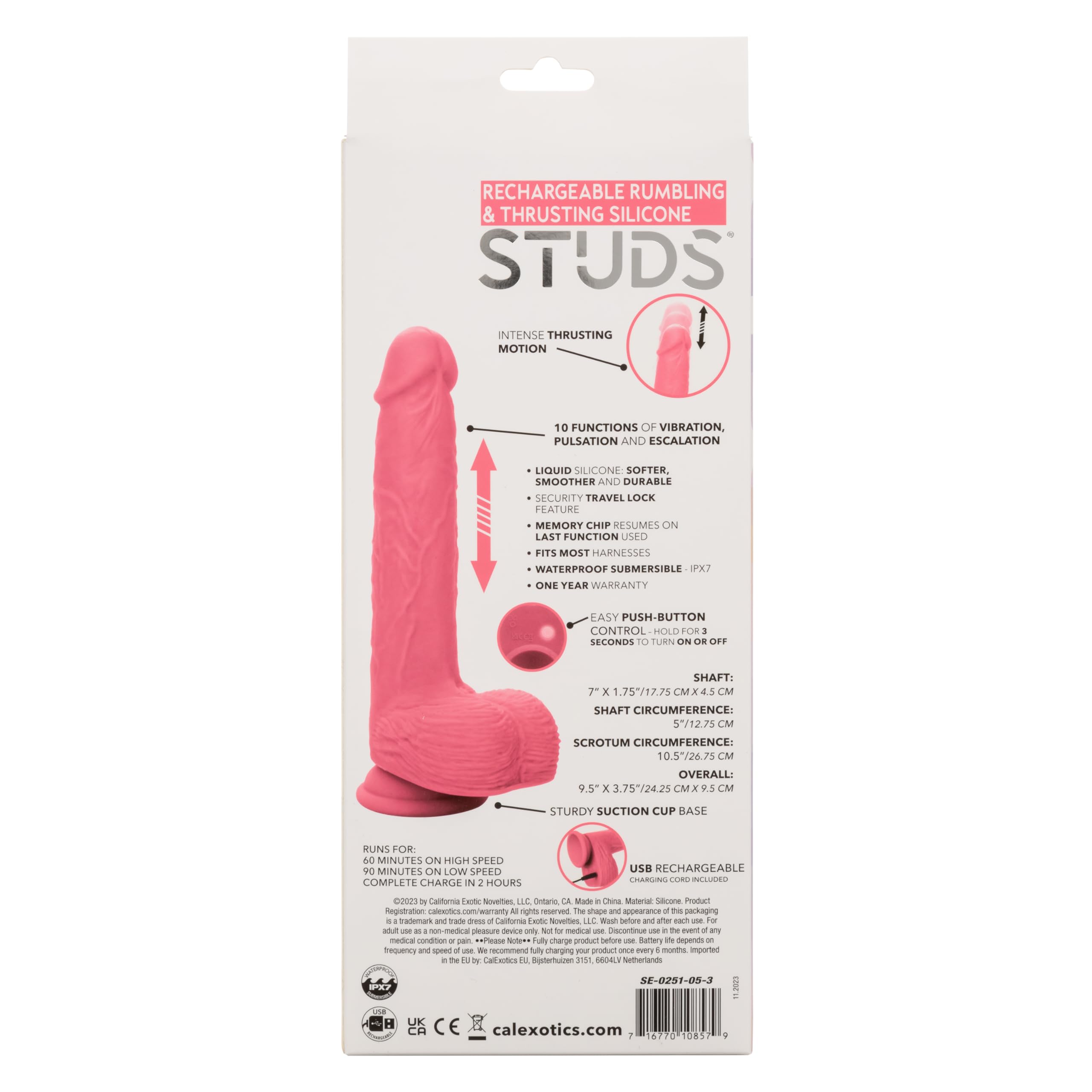 Rambling & Thrusting Silicone Studs