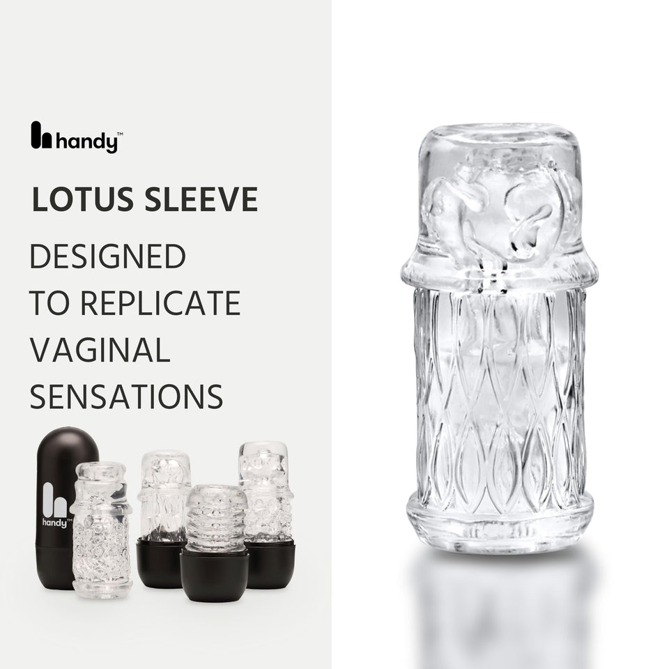 The HANDY Masturbator Sleeve - Dream Collection Lotus Penis Sleeve - Realistic Masturbation Sleeve for Adult Sex Toys for Men
