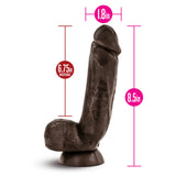Blush X5 Hard On  Soft Lifelike 85 Inch Long Realistic 2 Thick Dildo  Strap On Compatible Suction Cup For Hands Free Play  B