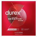 Durex Condom Extra Sensitive Natural Latex Condoms, 24 Count - Ultra Fine & Extra Lubricated, Regular Fit, FSA HSA Eligible