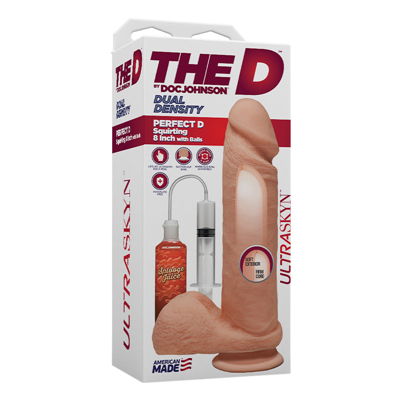 The D Perfect Squirt 8in WBall ULTRA Va