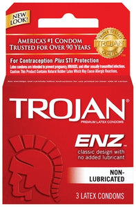 Trojans Non-Lubricated Condoms - 3 Ea/Pack, 6 Pack