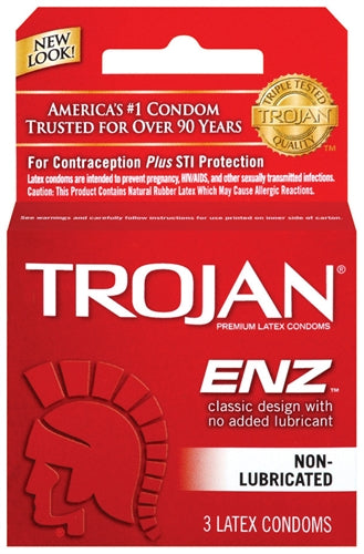 Trojans Non-Lubricated Condoms - 3 Ea/Pack, 6 Pack