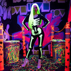 Spandex Printed Glow-In-The-Da