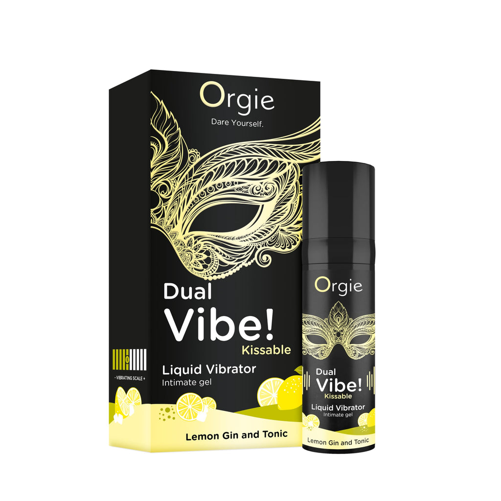 Orgie Dual Vibe! Intimate Arousal Gel-Lemon Gin And Tonic