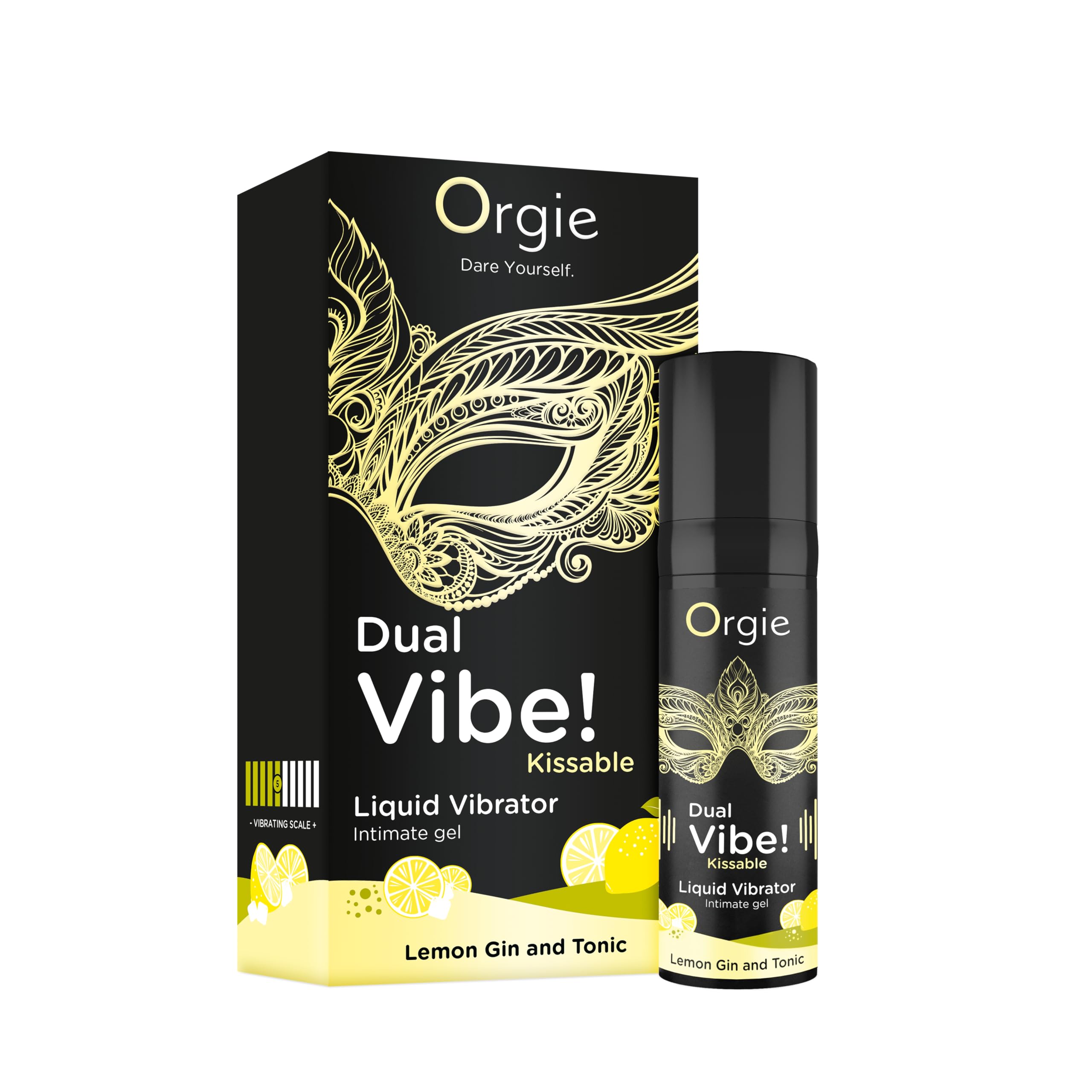 Orgie Dual Vibe! Intimate Arousal Gel-Lemon Gin And Tonic