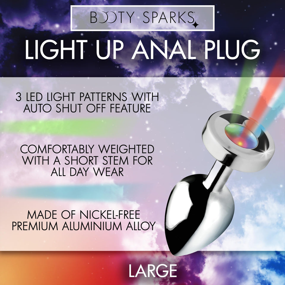 Booty Sparks Light Up Large Anal Plug